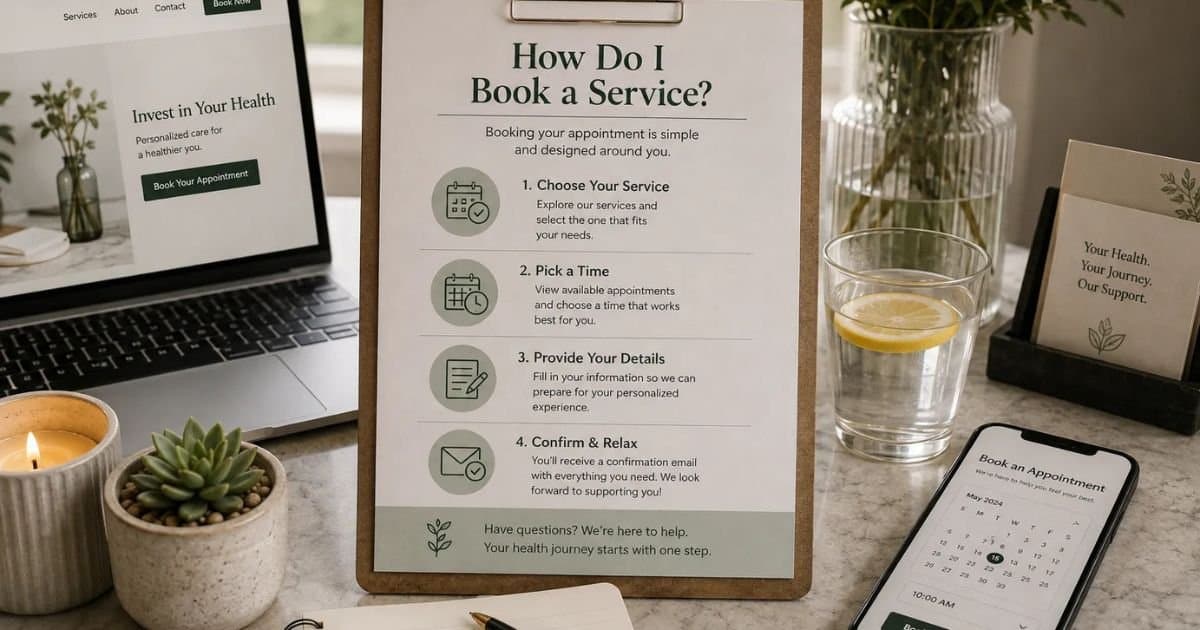 How to book a service