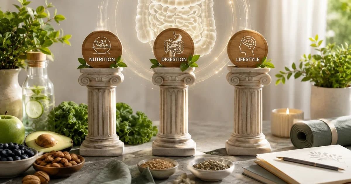 Three pillar gut healing system